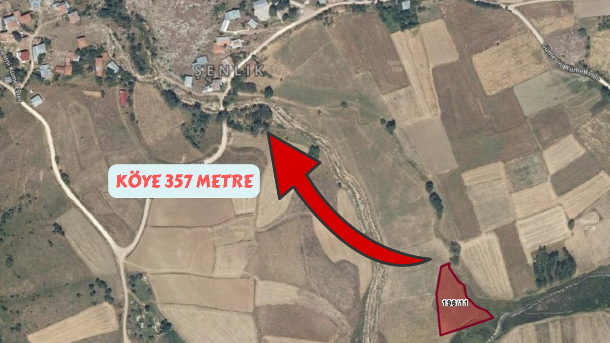 KASTAMONU DEVREKANİ ŞENLİK KÖYÜ 230M² HİSSELİ TARLAMIZ SATILIK. - KASTAMONU DEVREKANİ fotoğraf 6